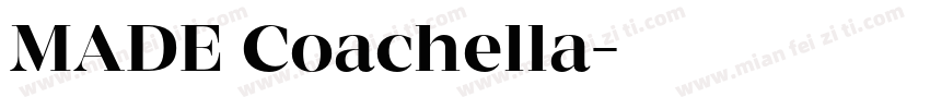 MADE Coachella字体转换